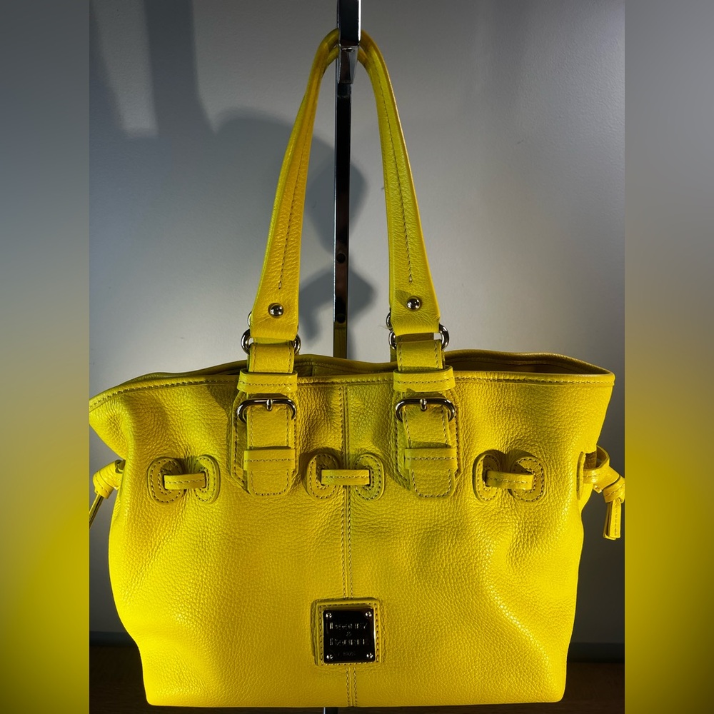 Dooney & Bourke Yellow Large Chiara Shoulder Bag